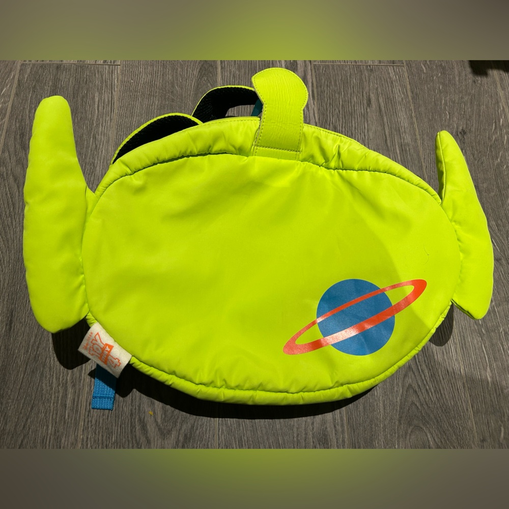 Kids little green aliens backpack buzz lightyear